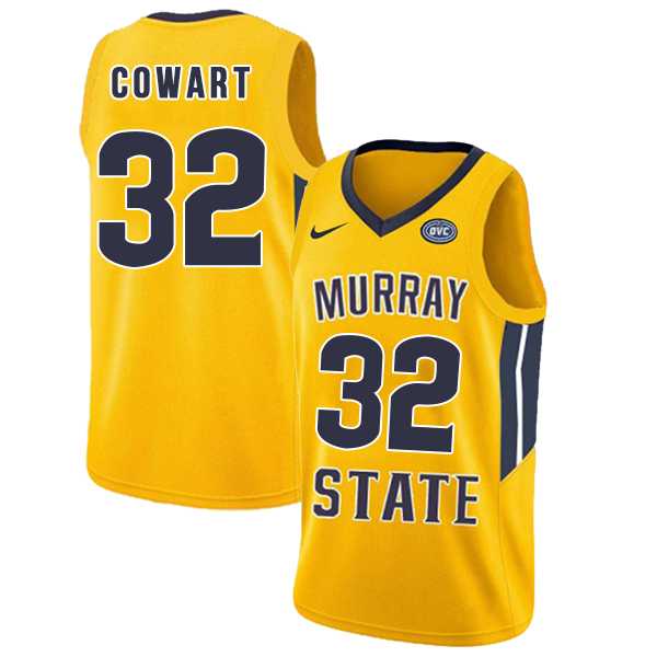 Murray State Racers 32 Darnell Cowart Yellow College Basketball Jersey Dzhi,We sell and wholesale Murray State Racers 32 Darnell Cowart Yellow College Basketball Jersey Dzhi on line form chian!